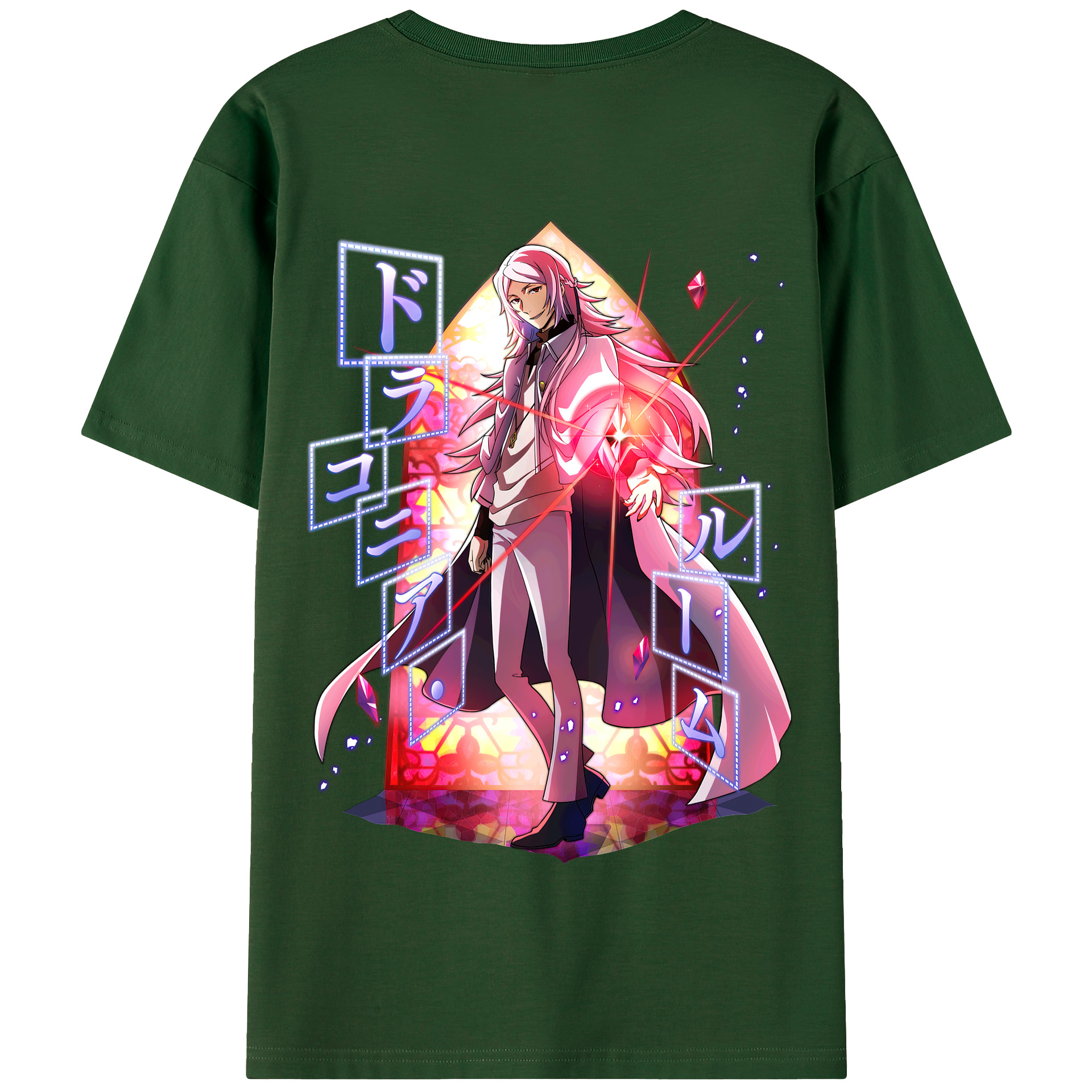 （画像用） 文豪ストレイドッグス Bungo Stray Dogs 綿100％半袖Tシャツ（背面プリント）